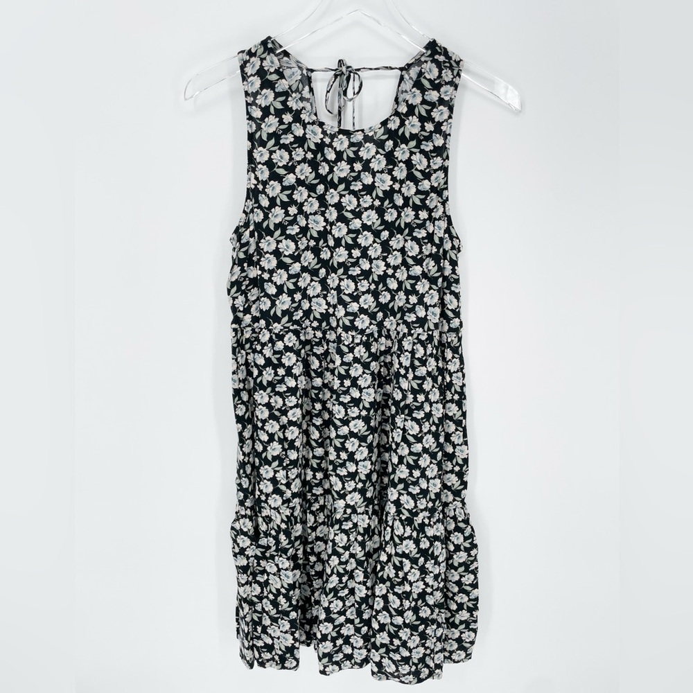 American Eagle Black Floral Dress